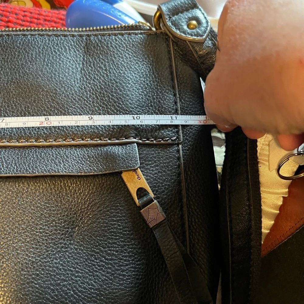 The Sak Black Leather Crossbody Bag. Work or fun.